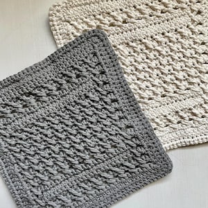 PDF CROCHET PATTERN -- Vine and Dandy Dishcloth