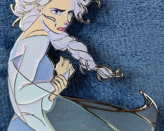 Lorcana Tcg Elsa Frozen Enamel Pin - Etsy
