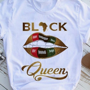 Schwarze Königin Royal-Tee