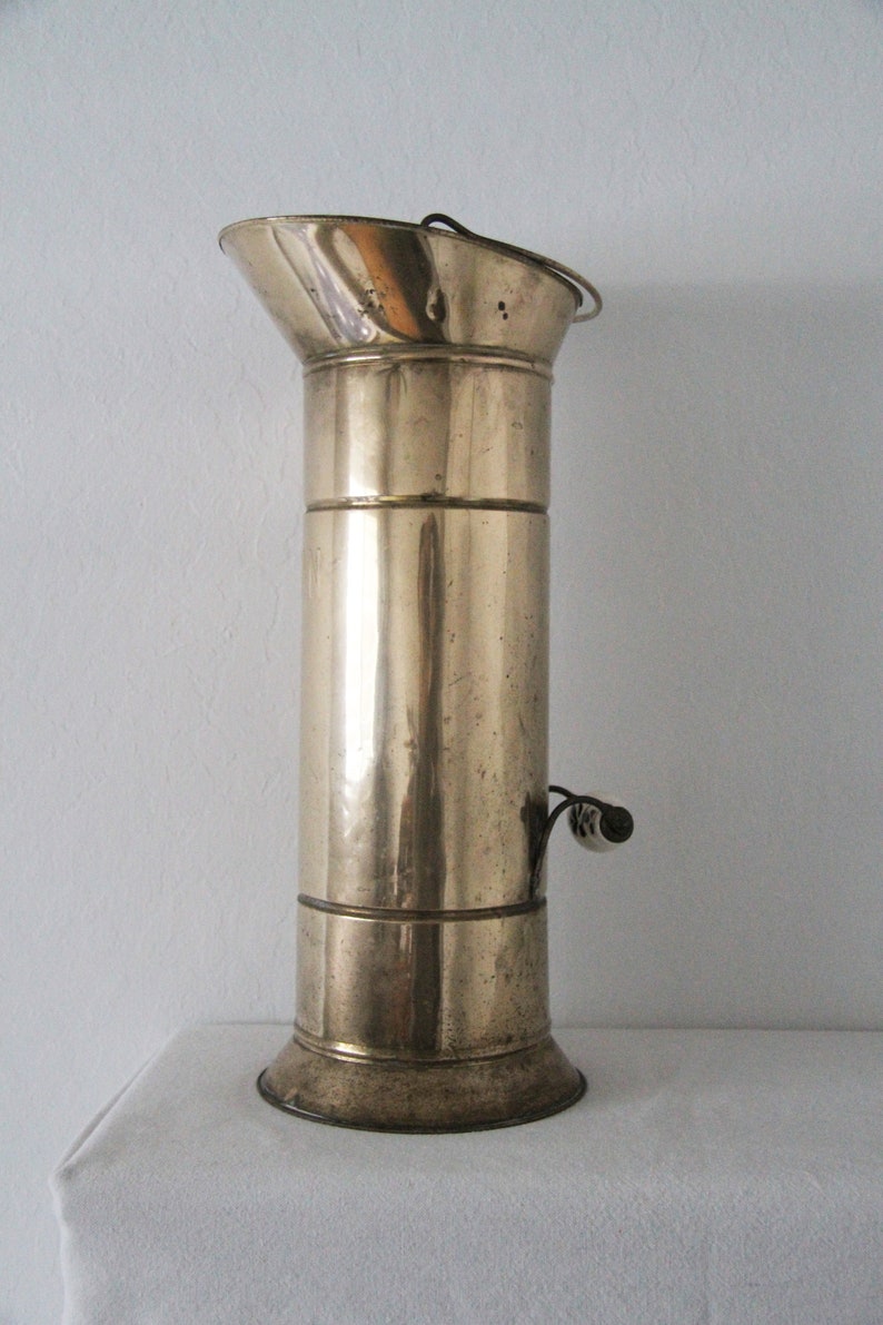 Vintage 5KAN Brass Umbrella Holder Etsy