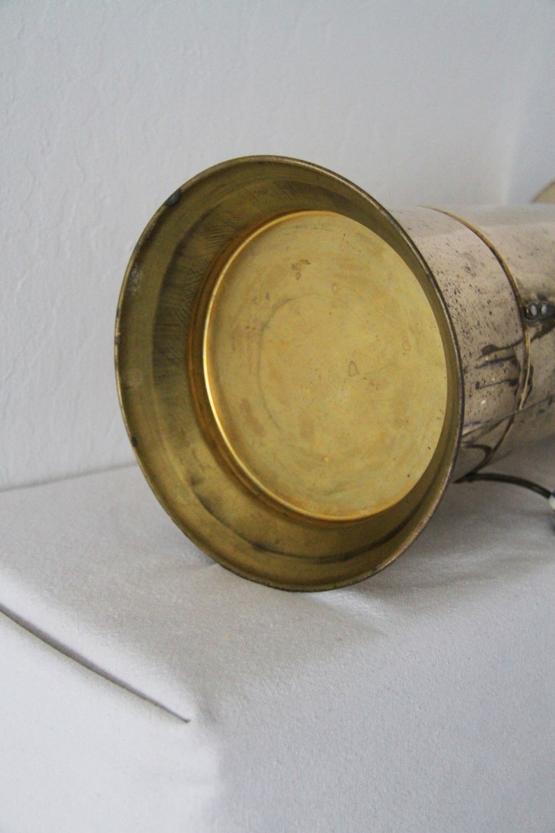 Vintage 5KAN Brass Umbrella Holder Etsy