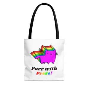 Purr with Pride Tote Bag