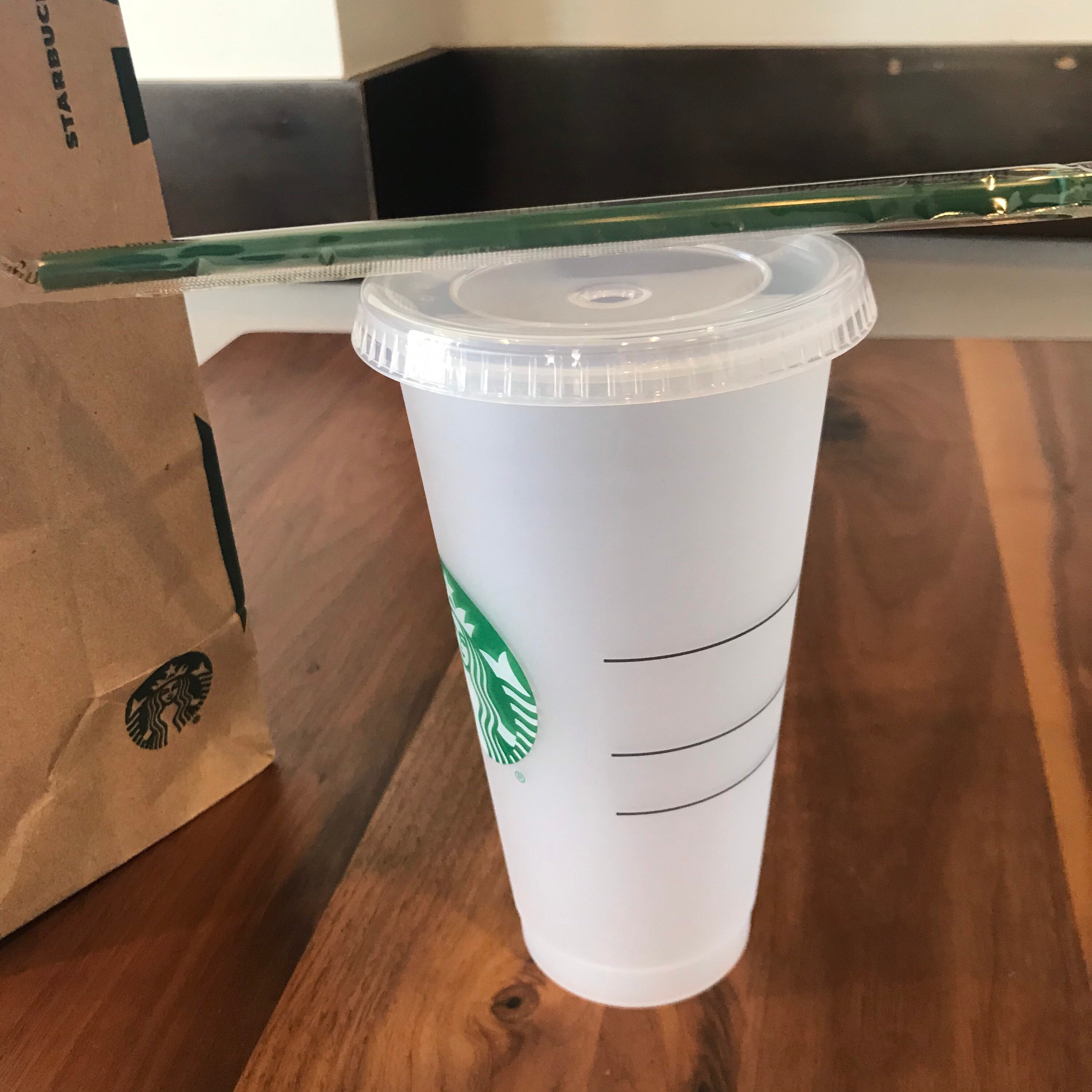 24oz Starbucks cold cup. Etsy