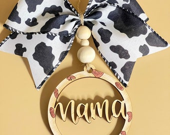 Mama leopard car accessories, Car rearview mirror charm