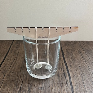 Wick Centering Bars - Bow Tie Wick Bar - Candle Wick Centering Tool / Wick  Holder for Candle Making