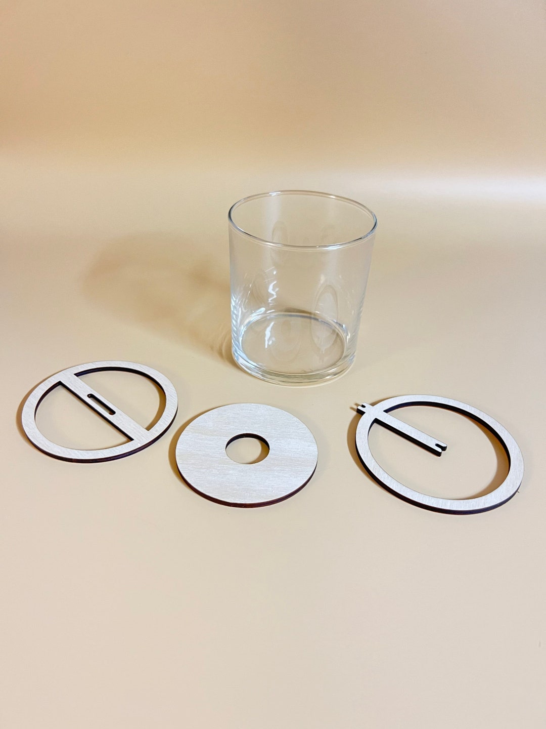 Libbey Vessels 12.1 Oz Centering Tools, Wick Holders for Single, Double