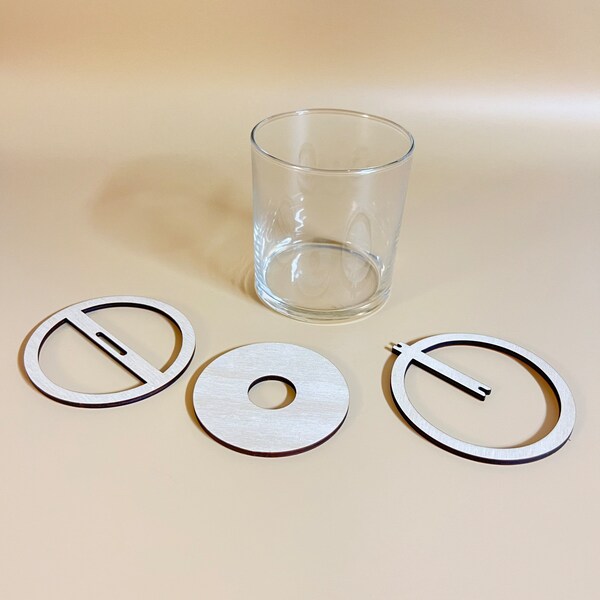 Wick Centering Template Etsy