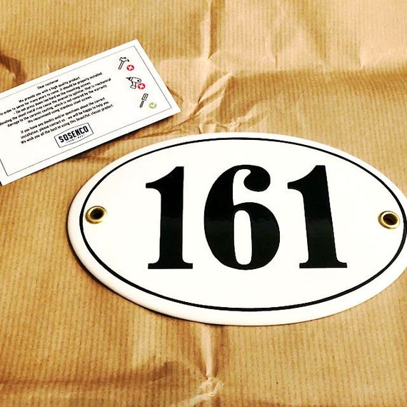 Oval Personalized House Address Plaque - View #8