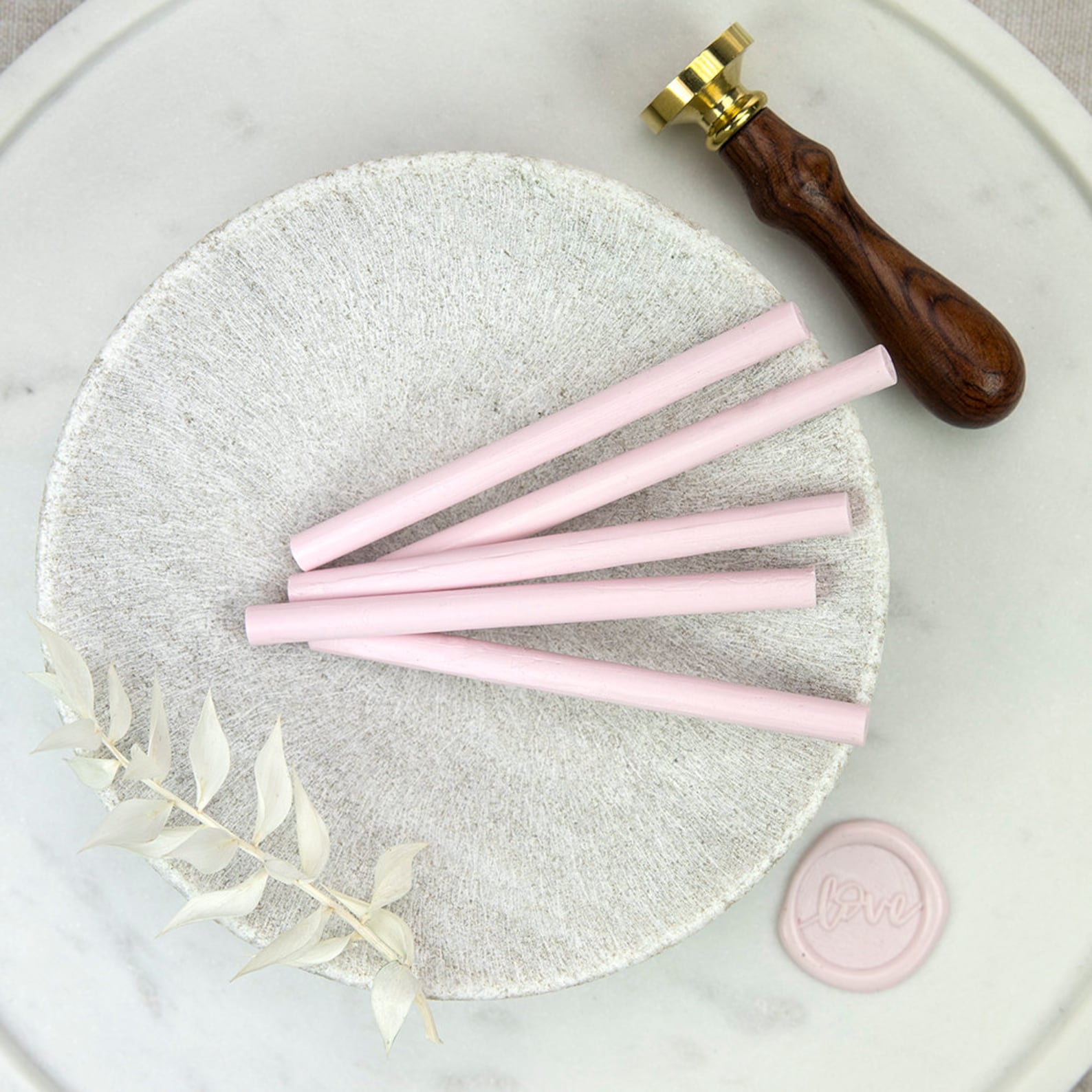 Matt Pale Pink Glue Gun Sealing Wax Sticks 8mm Etsy