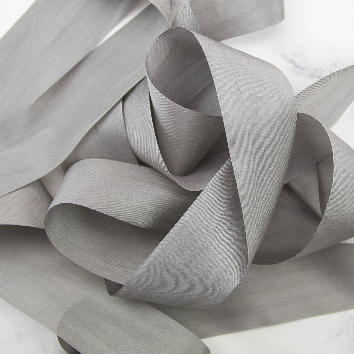 Mid Grey 32mm Pure Silk Ribbon X 1m Etsy UK