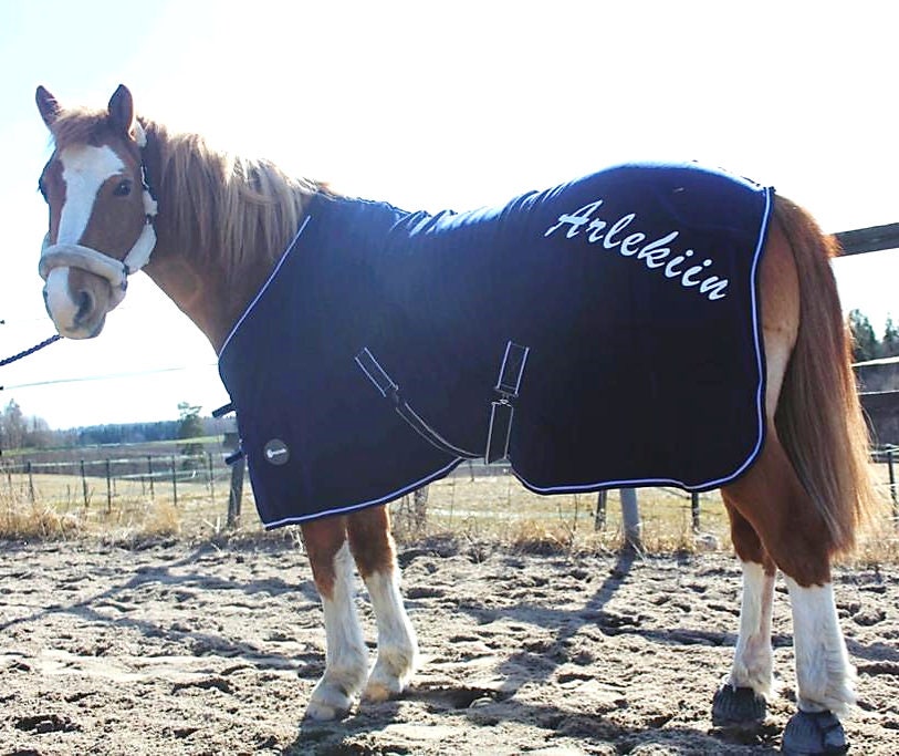 personalised horse travel rug