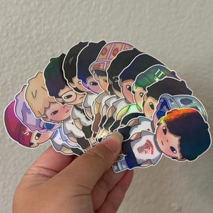 SIEBZEHN K-Pop Cartoon-Aufkleber für CARATs - Original handgemachte Designs - Wählen Sie einzelne Elemente oder das komplette Set