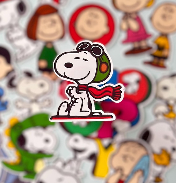 20pcs Waterproof Snoopy Stickers – Cartoon Vinyl Decals