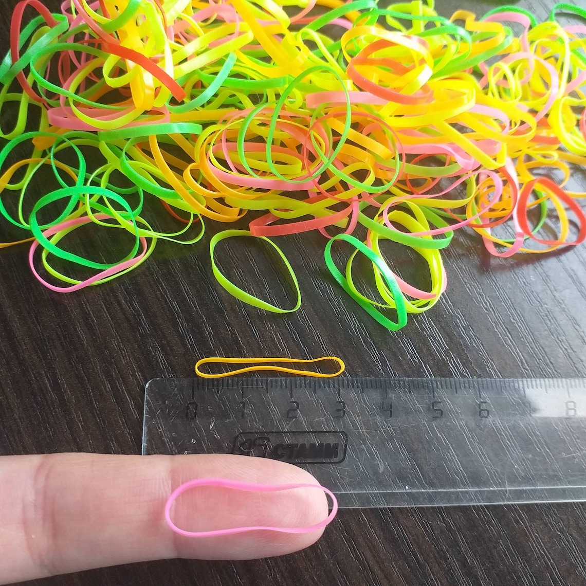 200 pieces of small colored rubber bands.elastic bands for Etsy