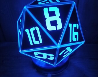 D20 Gaming Room Light