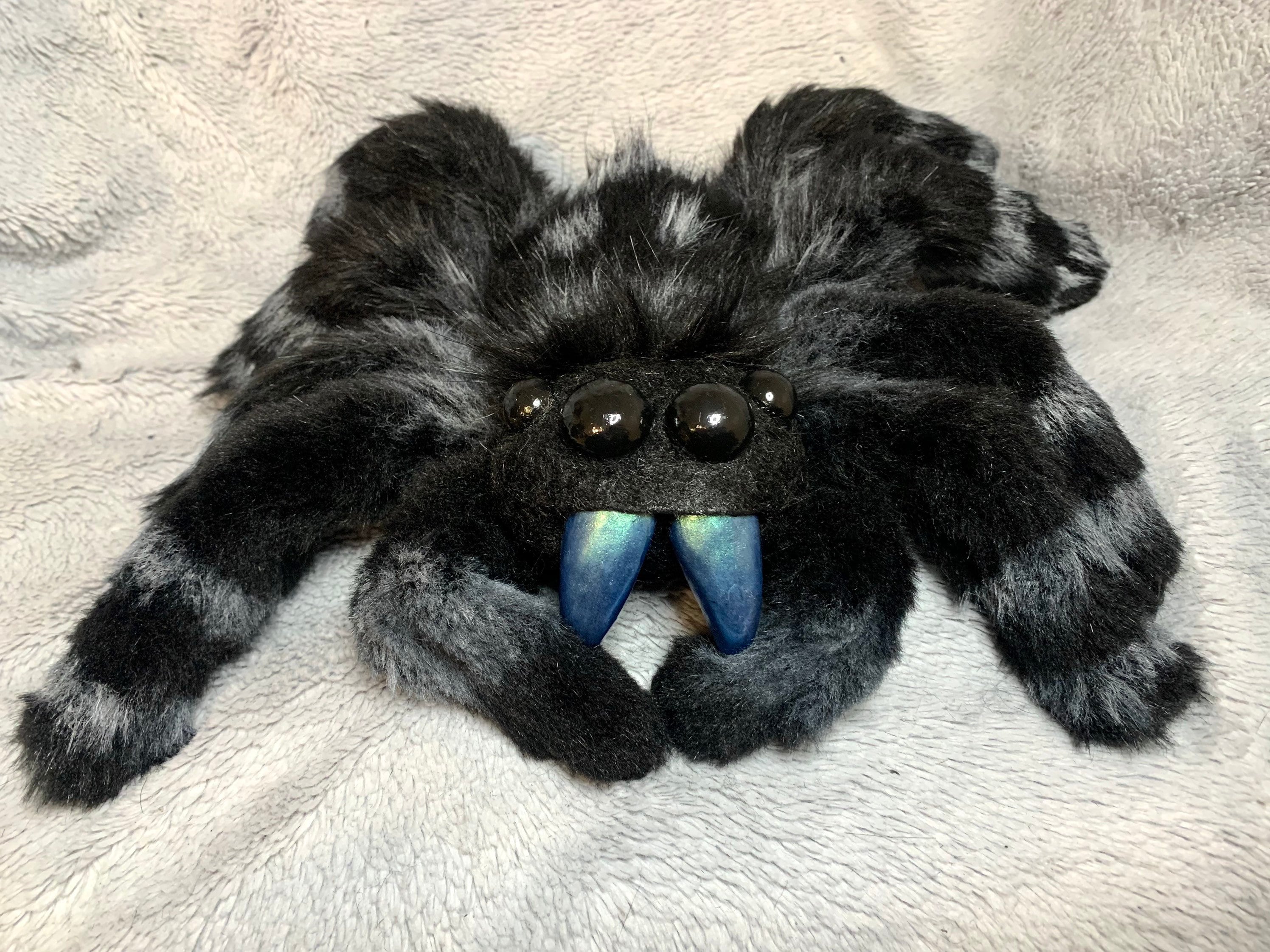 Peluche géante d'araignée noire super douce animaux en - Temu Canada