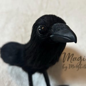 Raven Handmade Art Doll
