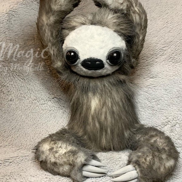 Posable Baby Sloth Doll | OOAK