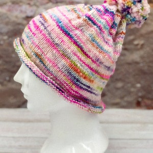 Rainbow Sherbert - Adult Wool Beanie
