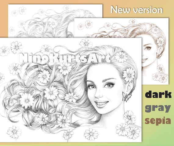 Coloring Page Printable Adult Coloring Pages Download | Etsy