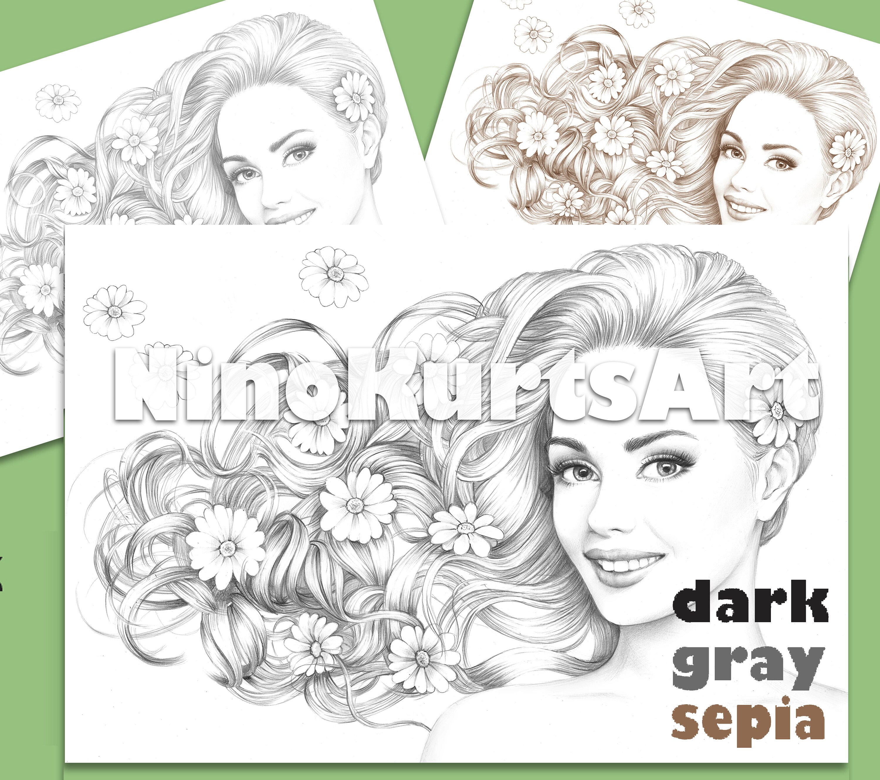 Coloring Book Printable Adult Coloring Pages Download - Etsy UK