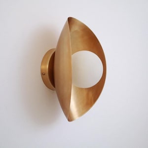 wall sconces lamp Orbit Sconce: Handmade Midcentury Modern Fixture