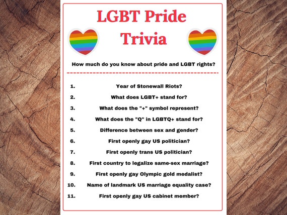 It's Backthe LGBT History Month Quiz