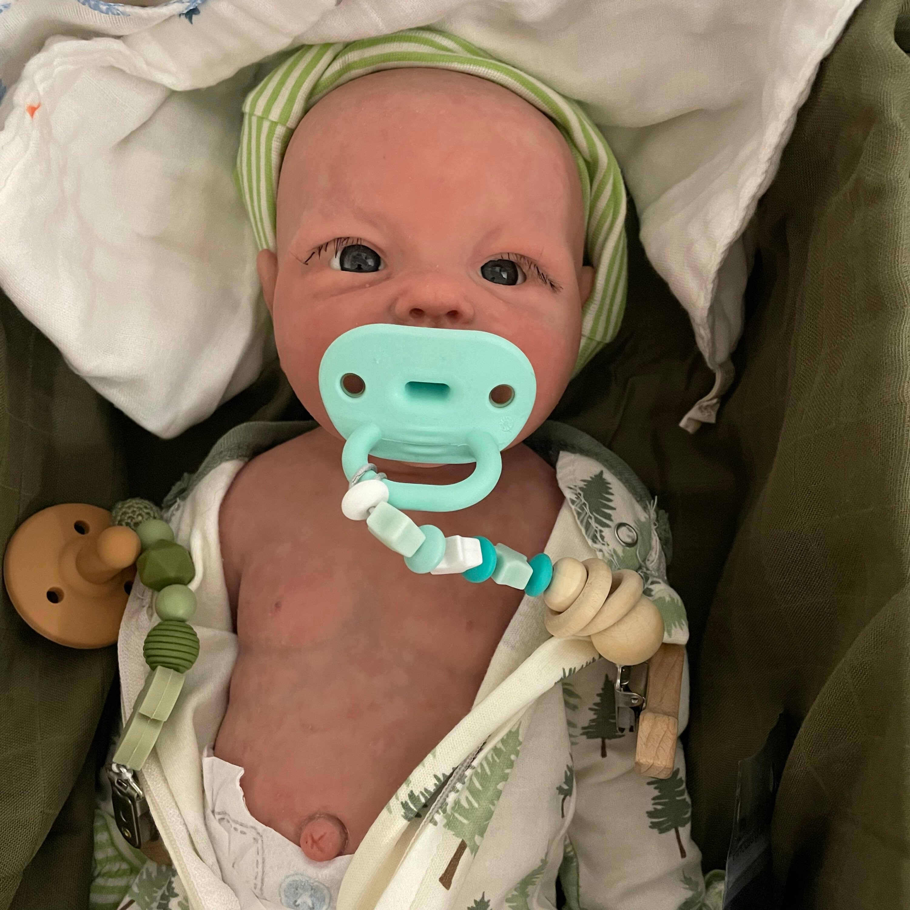 18.5 Liam Full Body Silicone Drink and Wet Asian Reborn Baby Boy Doll – Reborn  Dolls by Sara