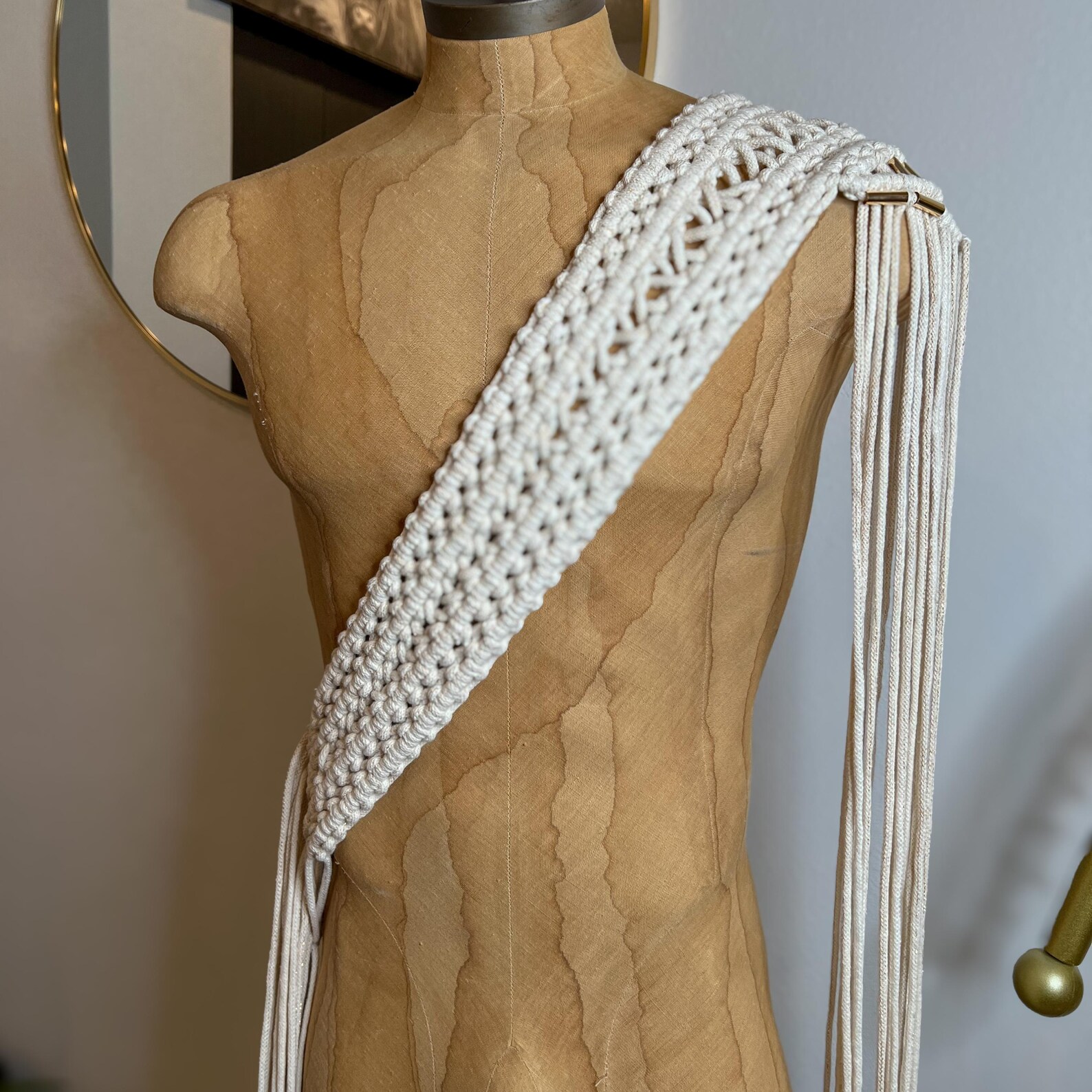 Manly Macrame Macrame Braided Vest, Burning Man Style, Cotton Festival Outfit - Etsy