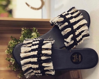 Handmade Macrame Boho Sandals, Summer Bohemian Style