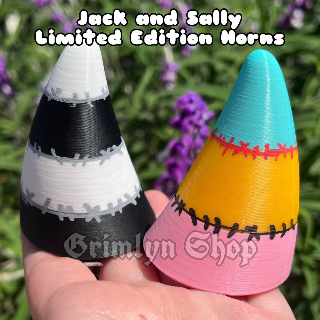 Gothic Horn Hair Clips Horns for Headset Alternative Emo Hair Clips