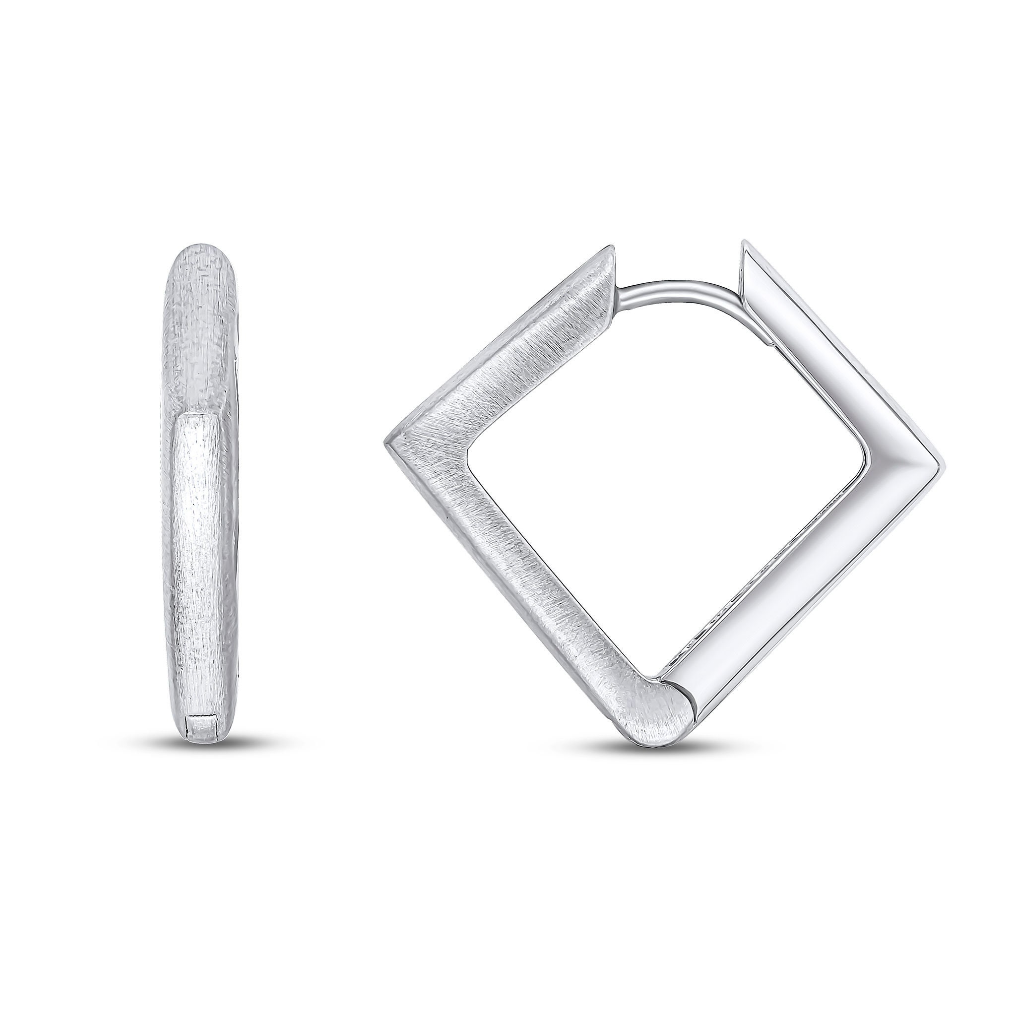 Eleganti Hoops In Acciaio Inossidabile Argento - 1 Paio Orecchini A Cerchio 14 Mm Di Diametro - Gioiello Donna Minimal - Soul-Cats