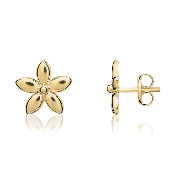 9ct gold daisy best sale earrings