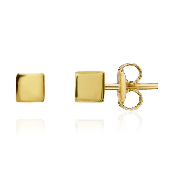 Aurora Borealis Swarovski Crystals Titanium Earrings Studs / 4mm or 5mm
