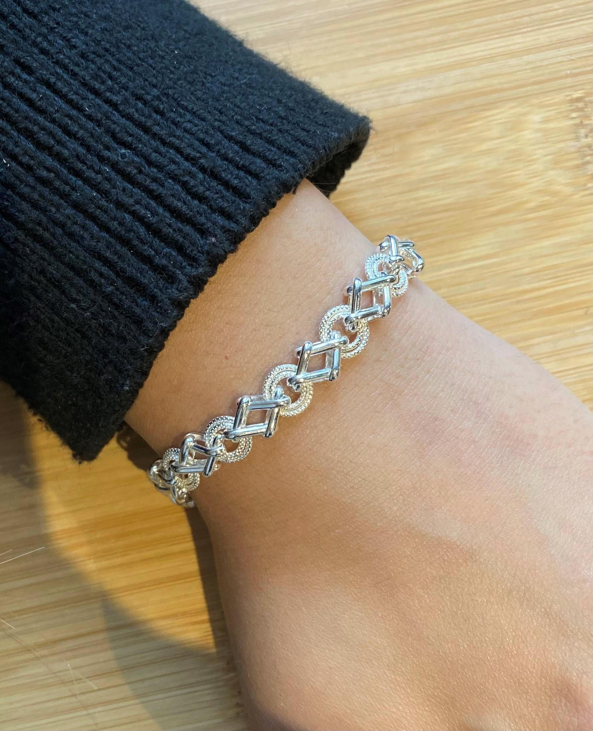 アクセサリー INDIAN JEWELRY Square Stamp Bracelet INDIAN JEWELRY Square Stamp Bracelet