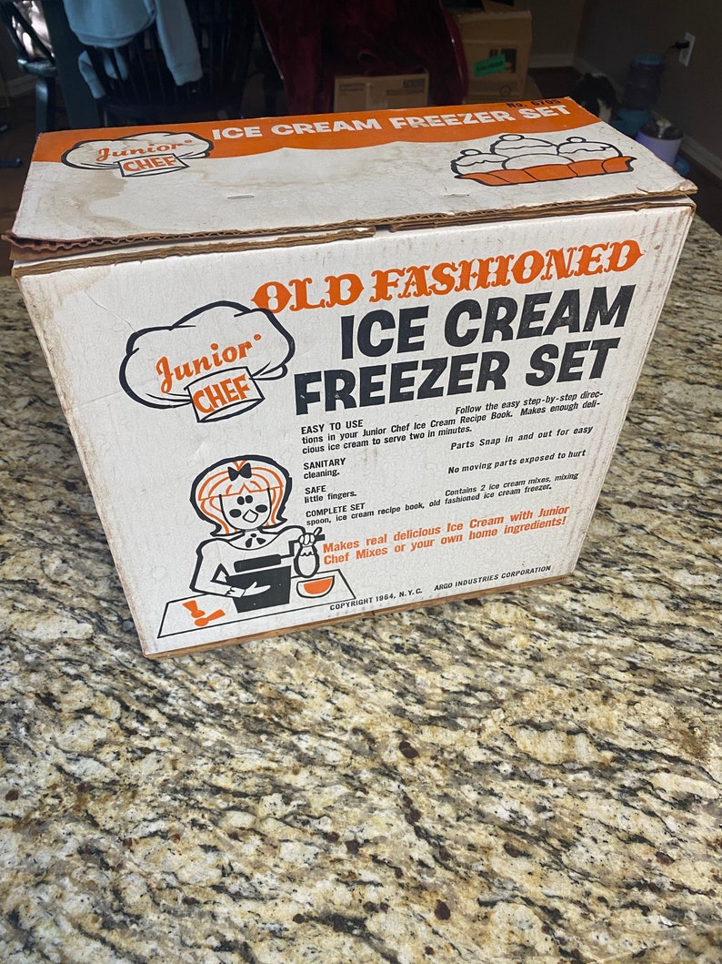 Toy Ice Cream Maker Vintage 1960\u2019s