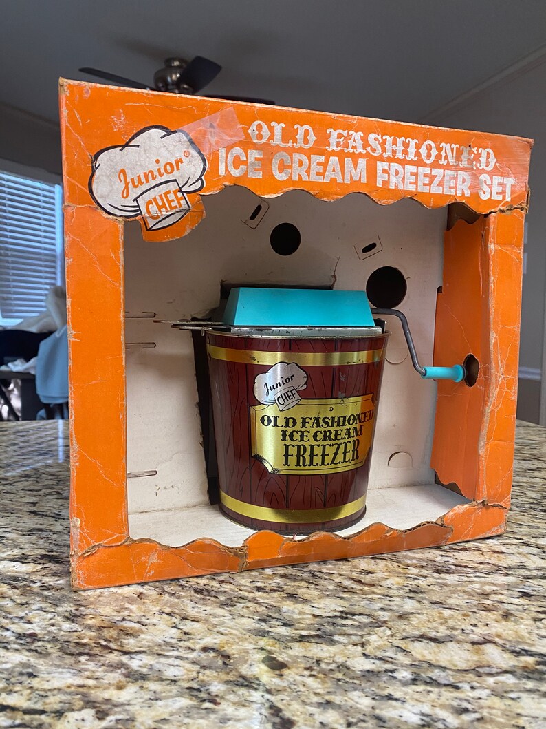 Toy Ice Cream Maker Vintage 1960\u2019s