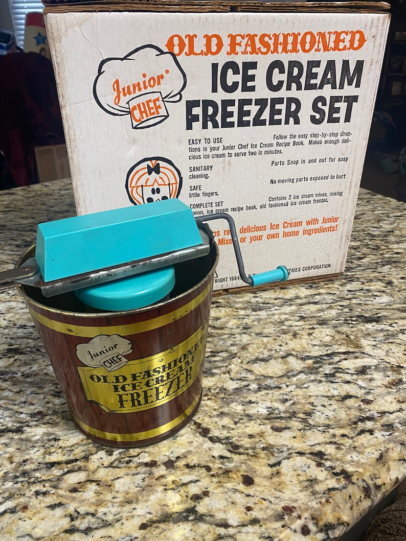 Toy Ice Cream Maker Vintage 1960\u2019s