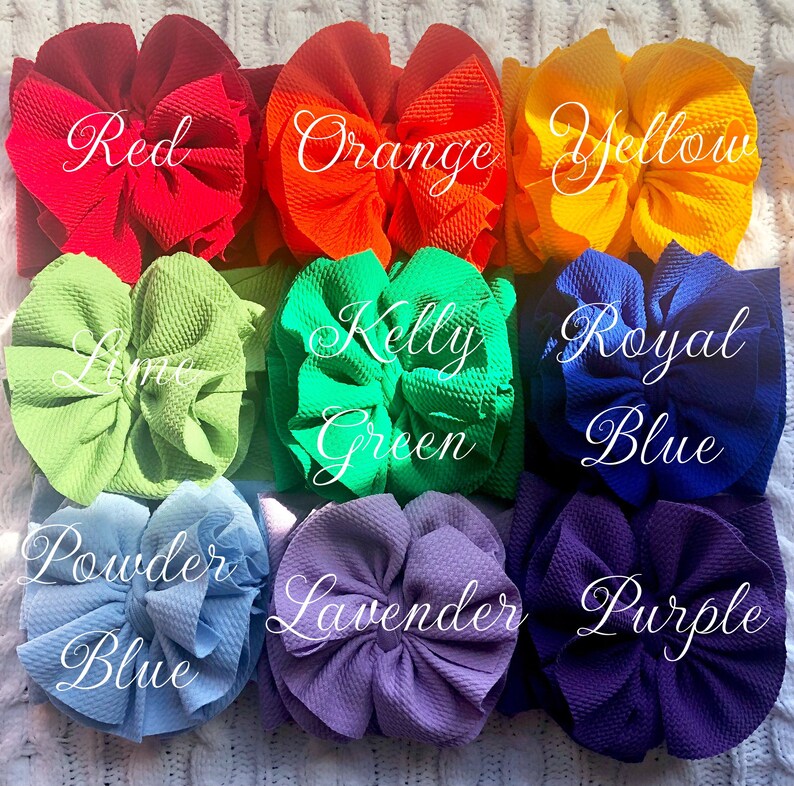 XL Shredded Ruffle Headwrap Bow Head Wrap Bows Shred Bow Etsy