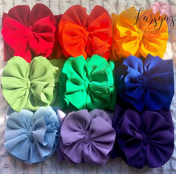 XL Shredded Ruffle Headwrap Bow Head Wrap Bows Shred Bow Etsy