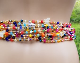Mix Clasp Waist Beads, Glow In The Dark, Women Jewelry