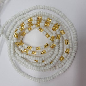 White Gold Belly Chain, Body Jewelry