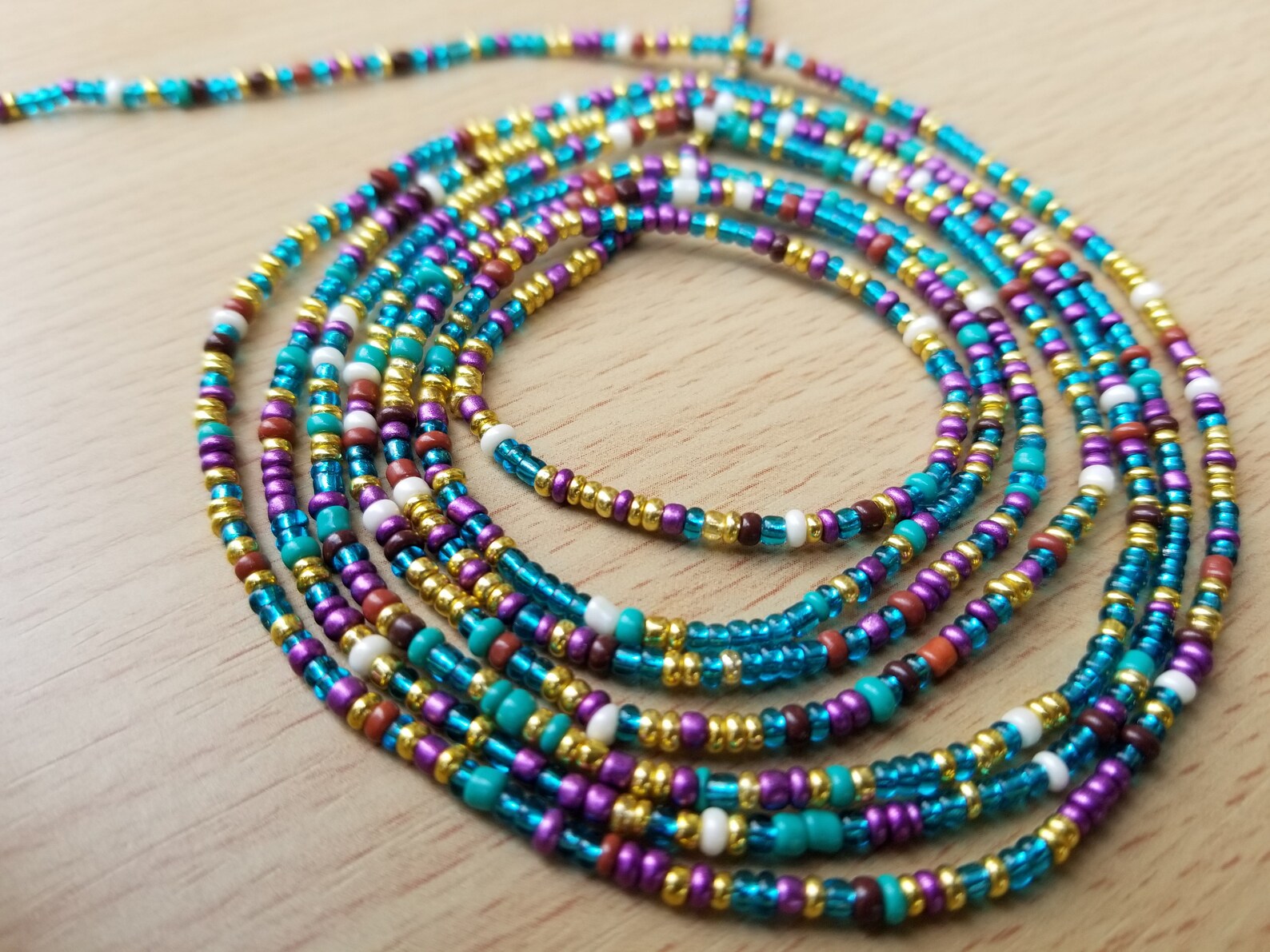 MultiMetalic Body Beads Stomach Beads Waist Trainer Etsy