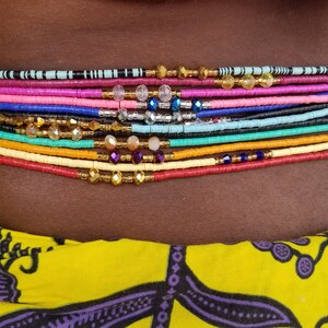 Plus Vinyl Waist Beads, Beaded Jewelry, African Belly Chain