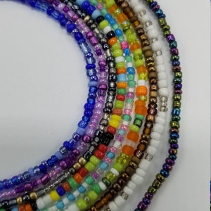 Kleine taillekralen, Afrikaanse buikketting, afslankkralen, sluiting taillekralen