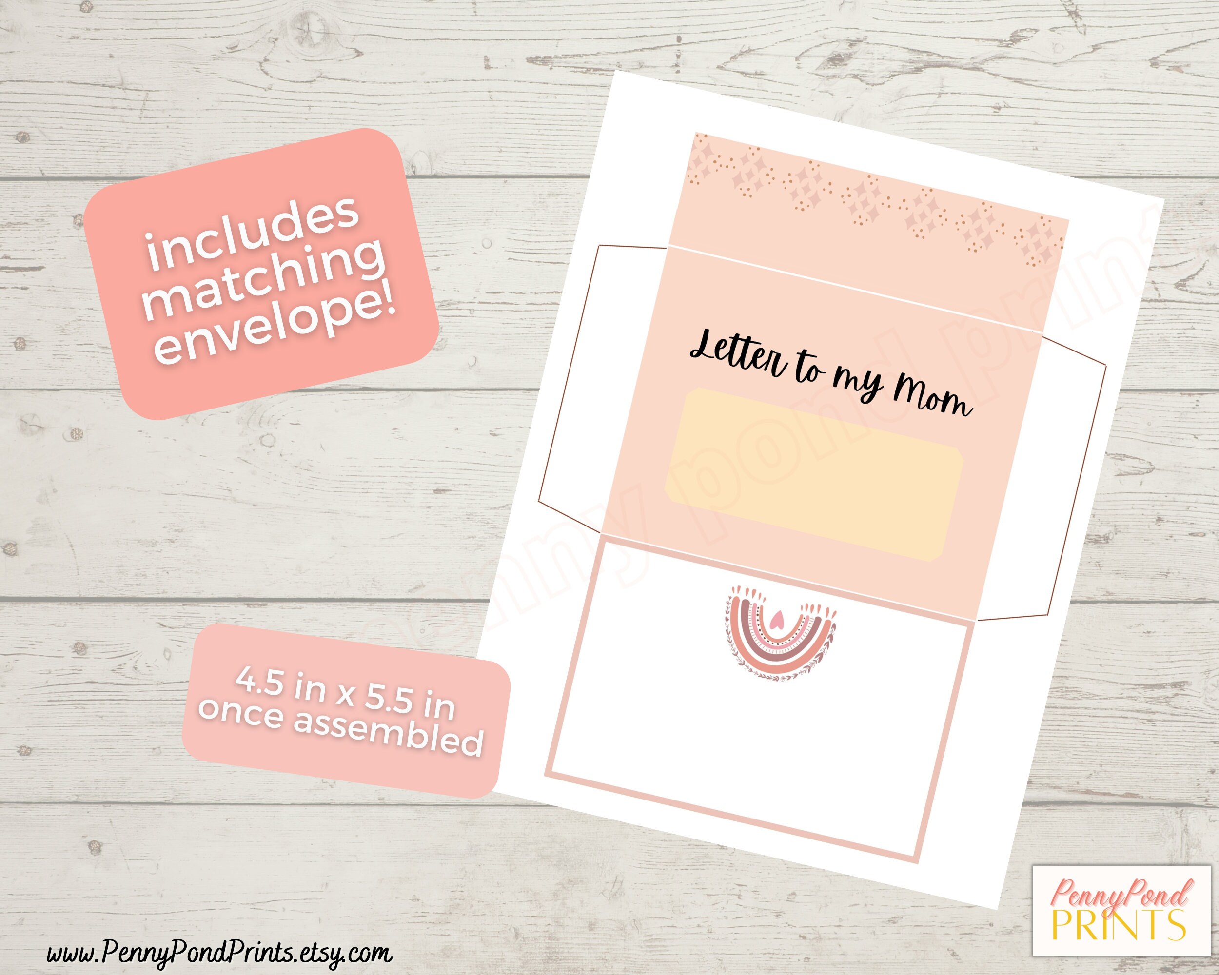 Letter To My Mom Bundle Thoughtful Mother s Day Gift Etsy