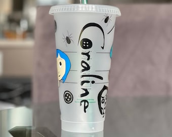 Coraline Inspired Cup