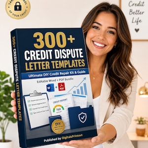 Credit Dispute Letter Kit 2026 | 300+ DIY Repair Templates PDF & Word image 2