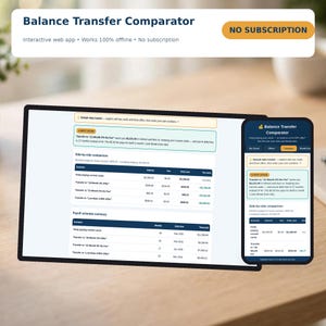 Debt-to-Income Ratio Calculator Web App, DTI Optimizer & Mortgage Readiness Planner, Offline HTML Finance Tool, No Subscription