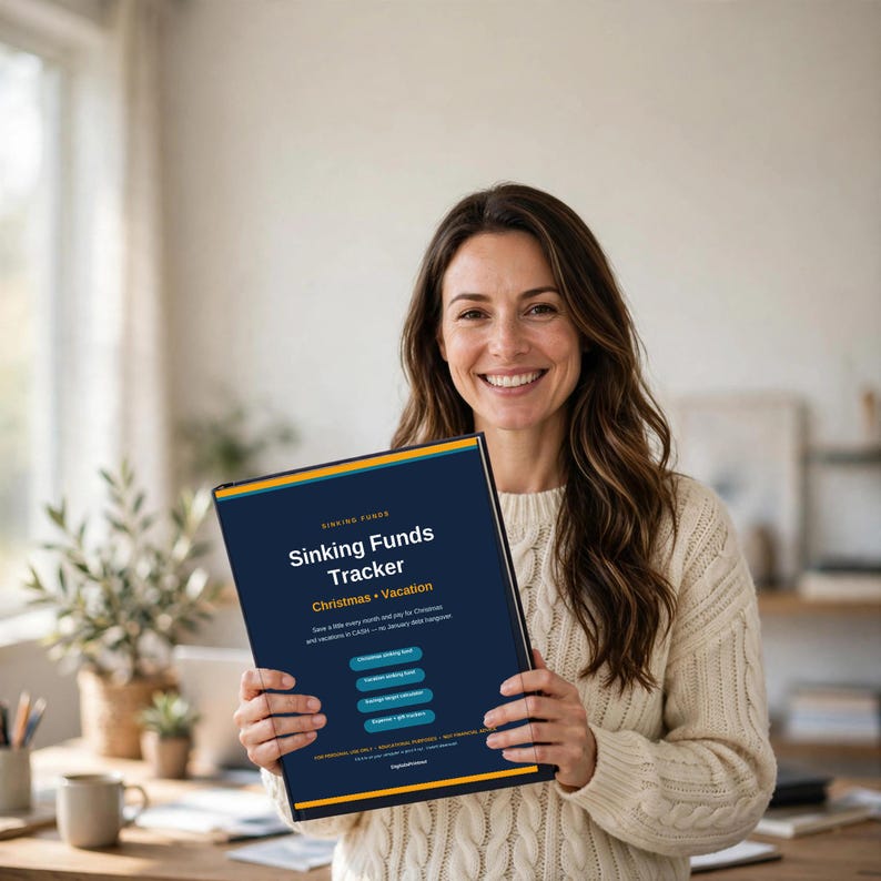 Sinking Funds Tracker 2026 | Savings Challenge Printable Budget Planner